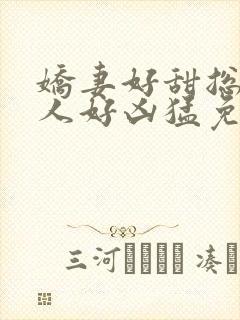 娇妻好甜总裁大人好凶猛免费小说封面