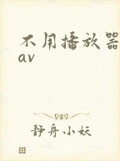 不用播放器的gav封面