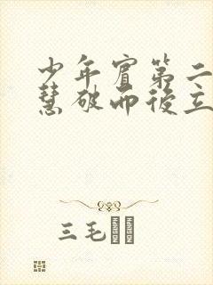 少年宾第二部珏慧破而后立