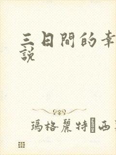 三日间的幸福小说