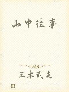 山中往事封面