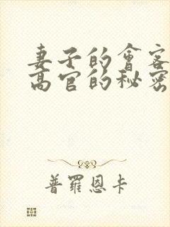 妻子的会客厅 高官的秘密封面