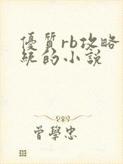 优质rb攻略系统的小说封面
