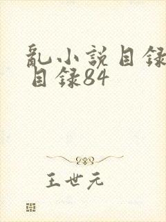 乱小说目录阅读目录84