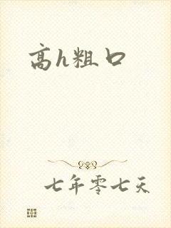 高h粗口