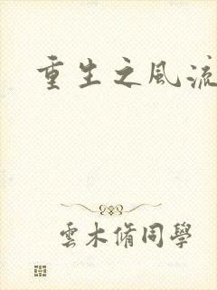 重生之风流大亨封面