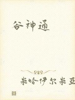 谷神通封面
