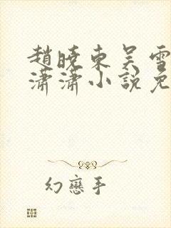 赵晓东吴雪晴王潇潇小说免费阅读封面