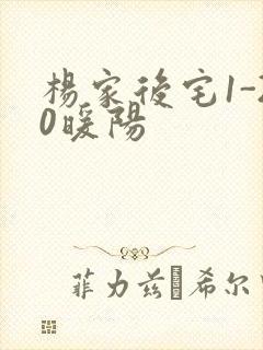 杨家后宅1-20暖阳