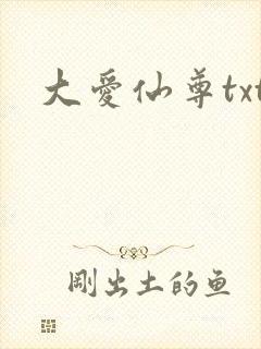 大爱仙尊txt封面