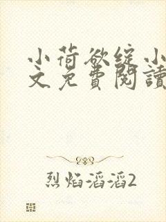 小荷欲绽小说全文免费阅读笔趣阁封面