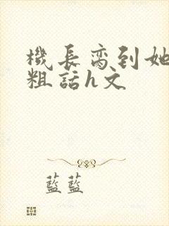 机长脔到她哭h粗话h文