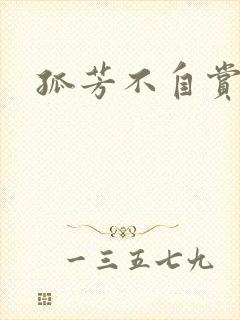 孤芳不自赏小说
