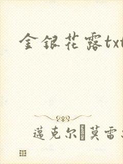 金银花露txt