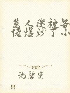 万人迷被各路大佬爆炒了小说封面