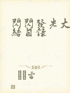 闪闪发光大团圆结目录