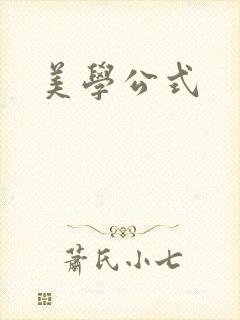 美学公式封面