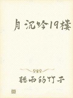 月沉吟19楼封面