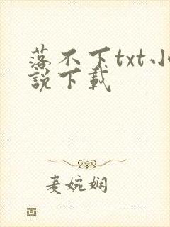 落不下txt小说下载