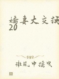 娇妻大交换1一20