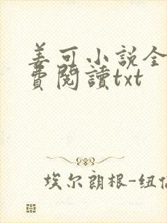 姜可小说全文免费阅读txt封面