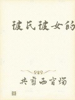 彼氏彼女的故事封面