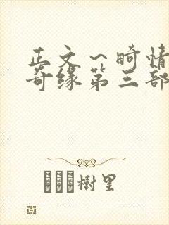 正文～畸情内裤奇缘第三部