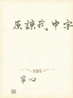原谅我中字