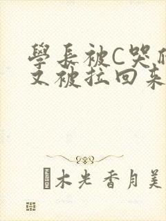 学长被C哭爬走又被拉回来封面