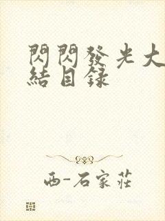 闪闪发光大团圆结目录