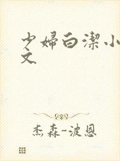 少妇白洁小说全文