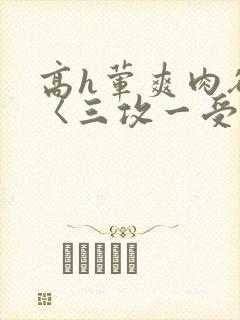 高h荤爽肉欲文〈三攻一受