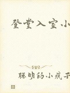 登堂入室小说