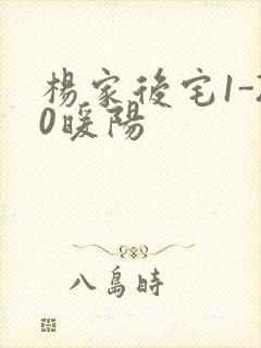 杨家后宅1-20暖阳