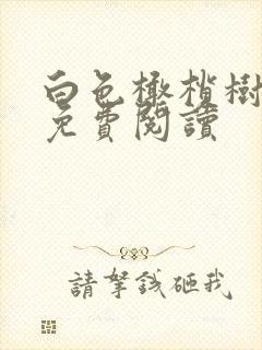 白色橄榄树全文免费阅读封面