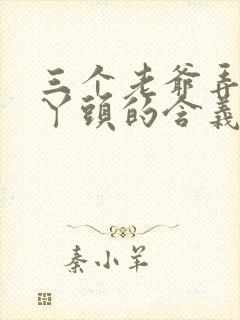 三个老爷弄一个丫头的含义