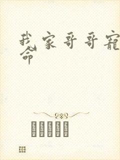 我家哥哥宠妹如命