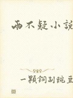 两不疑小说封面