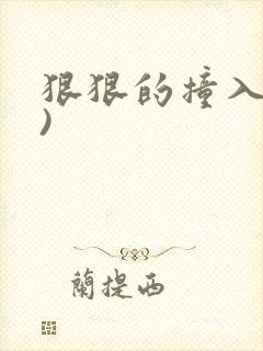 狠狠的撞入(h)封面