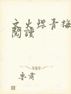 文火煨青梅免费阅读