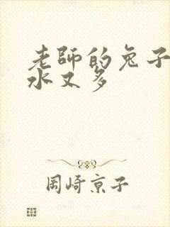 老师的兔子又软水又多