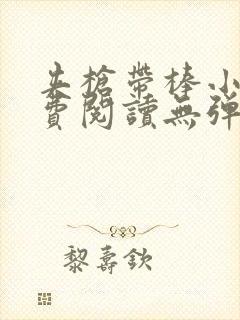 夹枪带棒小说免费阅读无弹窗笔趣