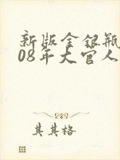 新版金银瓶2008年大官人