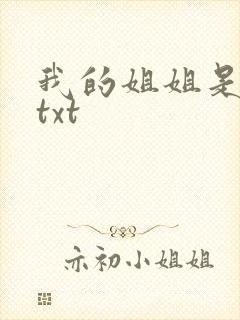 我的姐姐是美女txt封面