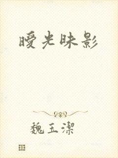 暧光昧影封面
