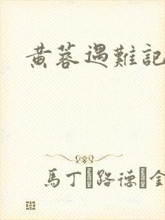 黄蓉遇难记封面