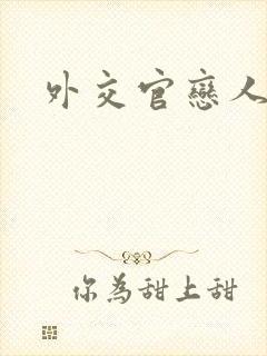外交官恋人小说