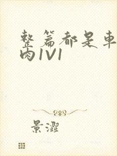 整篇都是车的多肉1V1