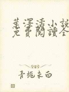 叶泽涛小说全文免费阅读全文