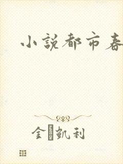 小说都市春潮封面